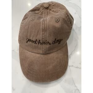 New Y2k Adam’s Cotton Good Hair Day Baseball Cap Hat NY Paris Milan